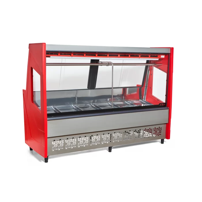 Balcão Açougue Polar Luxo 2M Vermelho 220V - Imagem 1