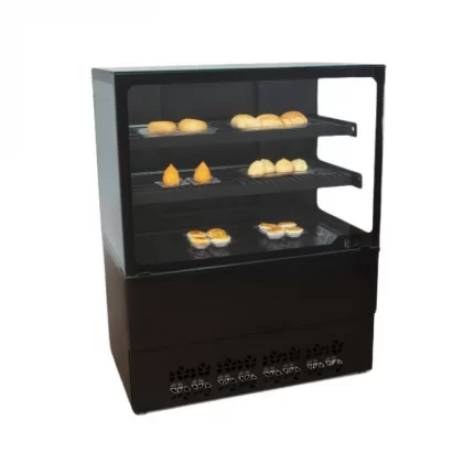 Balcão Vitrine Estufa Polar New Black 1M 110V