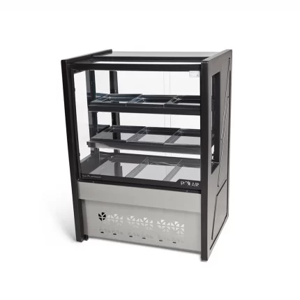 Balcão Estufa Polar 1,25M Preto Platinum 220V<br/>