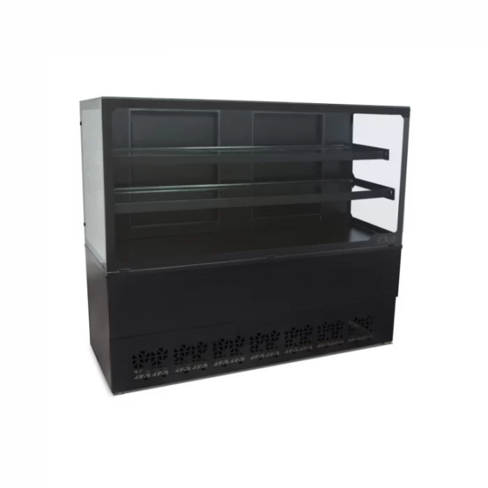 Balcão Vitrine Polar Natural New Black 1,50M - Imagem 1