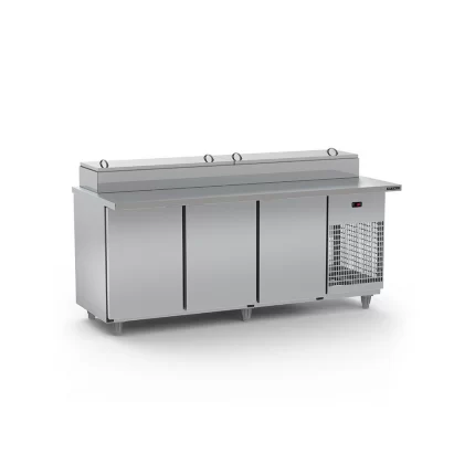 Balcão Condimentador Refrimate Tampo Sobreposto