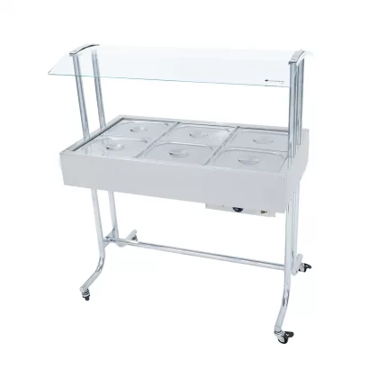 Carro Frio Venâncio Master 6 Cubas Cromado 110V
