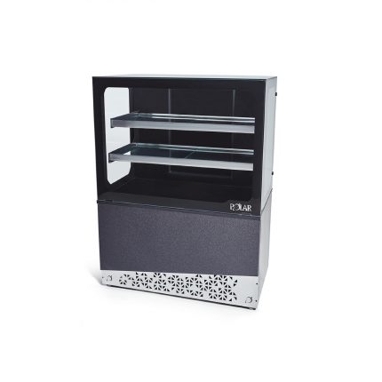 Balcão Vitrine Natural Polar Gourmet Black 1M
