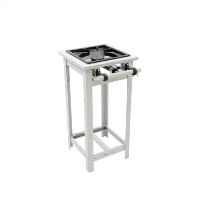 Fogão Alta Pressão Venâncio Vulcão 1 Boca 30X30 C/ Pé<br/>