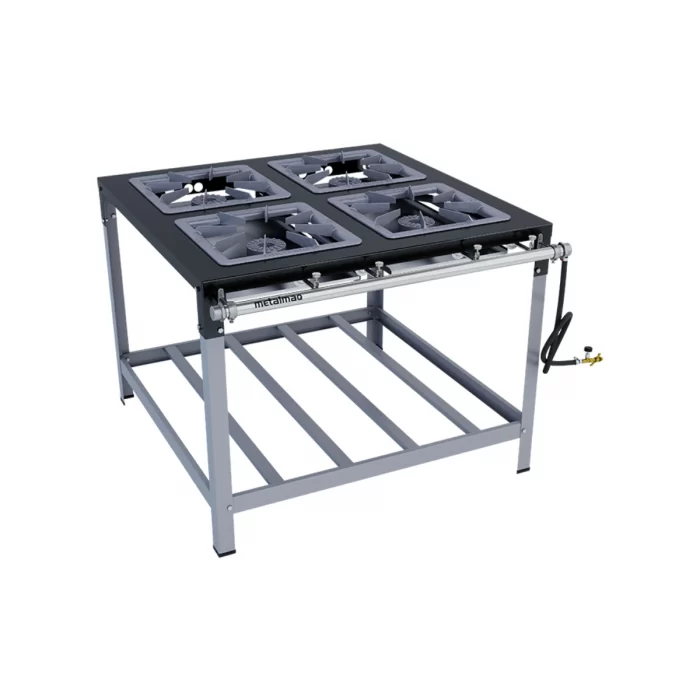Fogão Industrial Metalmaq Stori Premium 4 Bocas 40X40<br/> - Imagem 1
