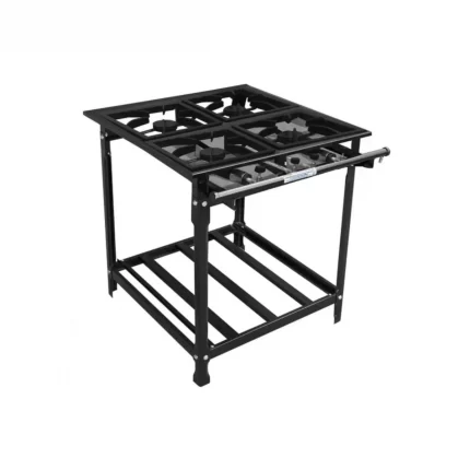 Fogão Industrial Alta Pressão Fundiferro 4 Bocas 30X30<br/>