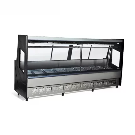 Balcão Açougue Polar Luxo 3M Preto<br/>