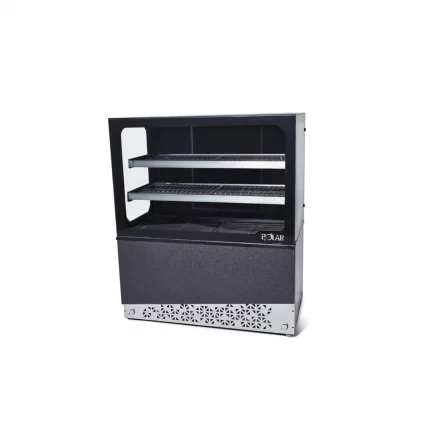 Balcão Vitrine Estufa Polar 1,5M Black Gourmet 220V