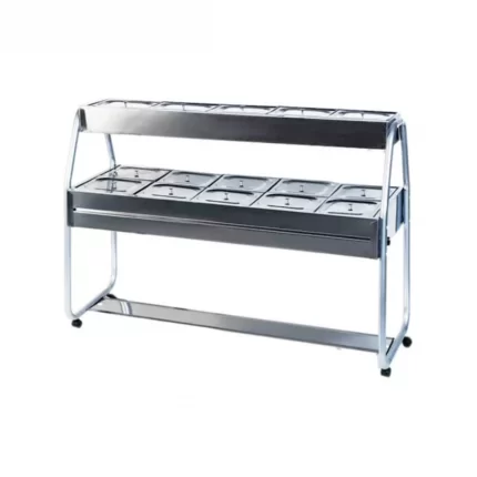 Carro Térmico Self Service IBET Duplo 10 Cubas 220V