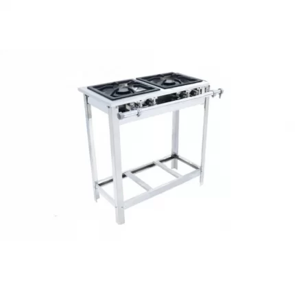 Fogão Industrial Venâncio Extra 2 Bocas 30CM Inox C/ Pé
