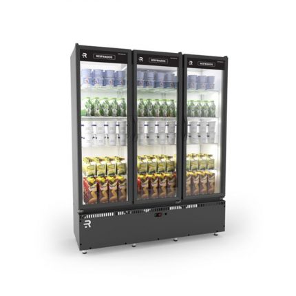 Balcão Auto Serviço Refrimate Vanguard 3 Portas Preto