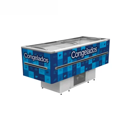 Ilha Congelados Fricon 568L Azul