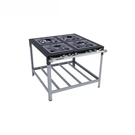 Fogão Industrial Pintado Metalmaq 4 Bocas 40X40