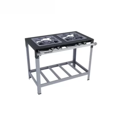 Fogão Industrial Metalmaq 2 Bocas Duplas 50X50<br/>
