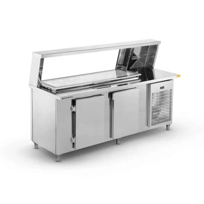 Balcão Condimentador Refrigerado Refrimate 2M S/ Cubas - Imagem 1