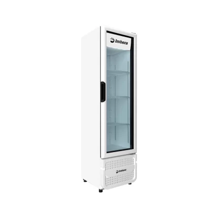 Refrigerador Vertical Imbera 229L Porta Vidro Branco