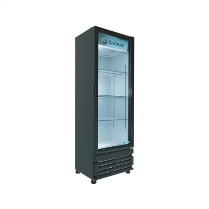 Refrigerador Vertical Imbera VR16 454L Porta Vidro Preto