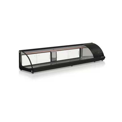 Vitrine Refrigerada Gelopar Bancada GVRB-210 Preta