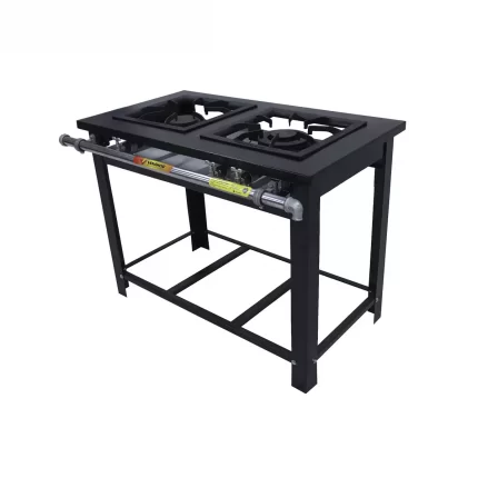 Fogão Industrial Venâncio Maxi 2 Bocas 40X40 C/ Pé