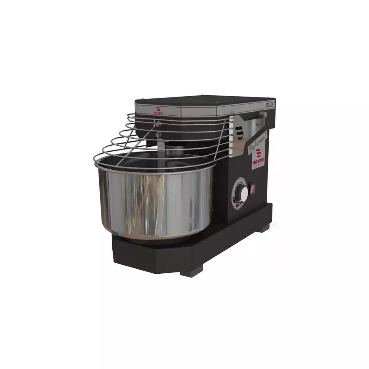 010.20.0330 Amassadeira Espiral Braesi AES-05 Preta Bivolt - Imagem 1