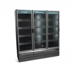 Balcão Serviço Expositor Polar EVP170 3 Portas Preto 220V