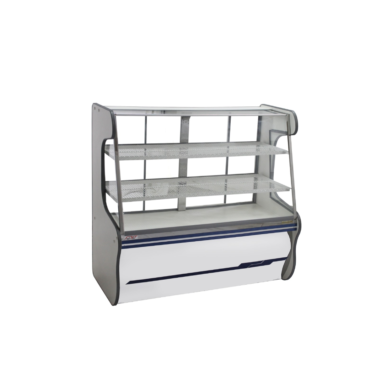 055.60.0351 Balcão Vitrine Ormifrio Firenze 1,80M Inox Azul - Imagem 1