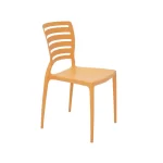 Cadeira Tramontina Sofia Encosto Vazado S/ Braços Laranja