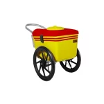 Carrinho de Picolé e Sorvete Thermototal T350 Amarelo Vermelho