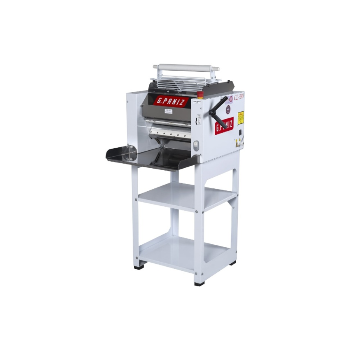 195.10.4133 Cilindro Laminador G.Paniz CL390 Inox C/ Pé - Imagem 1