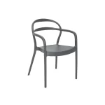 Cadeira Tramontina Sissi Cinza C/ Braços