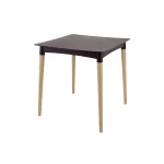 Mesa Tramontina Diana Marrom  Pernas Madeira