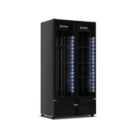 Refrigerador Imbera Porta Dupla G326 Total Black Inverter Bivolt