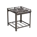 Fogão Industrial Tron 4 Bocas Simples 30X30 Grafite