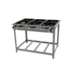 Fogão Industrial Venâncio Vulcão 6 Bocas 30X30 C/ Pé<br/>
