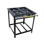 Fogão Industrial Venâncio Extra 4 Bocas 30X30 P7 C/ Pé