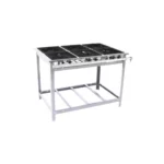 Fogão Industrial Venâncio Extra 6 Bocas 30CM Inox C/ Pé