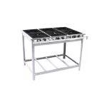 Fogão Industrial Venâncio Maxi 6 Bocas Duplas 40X40 Inox