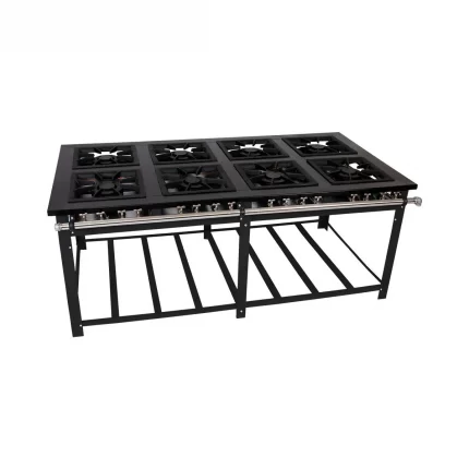 Fogão Industrial Venâncio Maxi 8 Bocas 40X40 C/ Pé<br/>