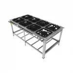 Fogão Industrial Gastromaq 8 Bocas Duplas 40X40 Central