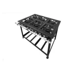 Fogão Industrial Fundiferro 6 Bocas 30X30 Pintado<br/>