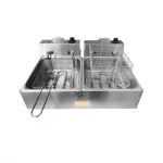 Fritador Elétrico Monarcha Popular 4L 2 Cubas 110V<br/>