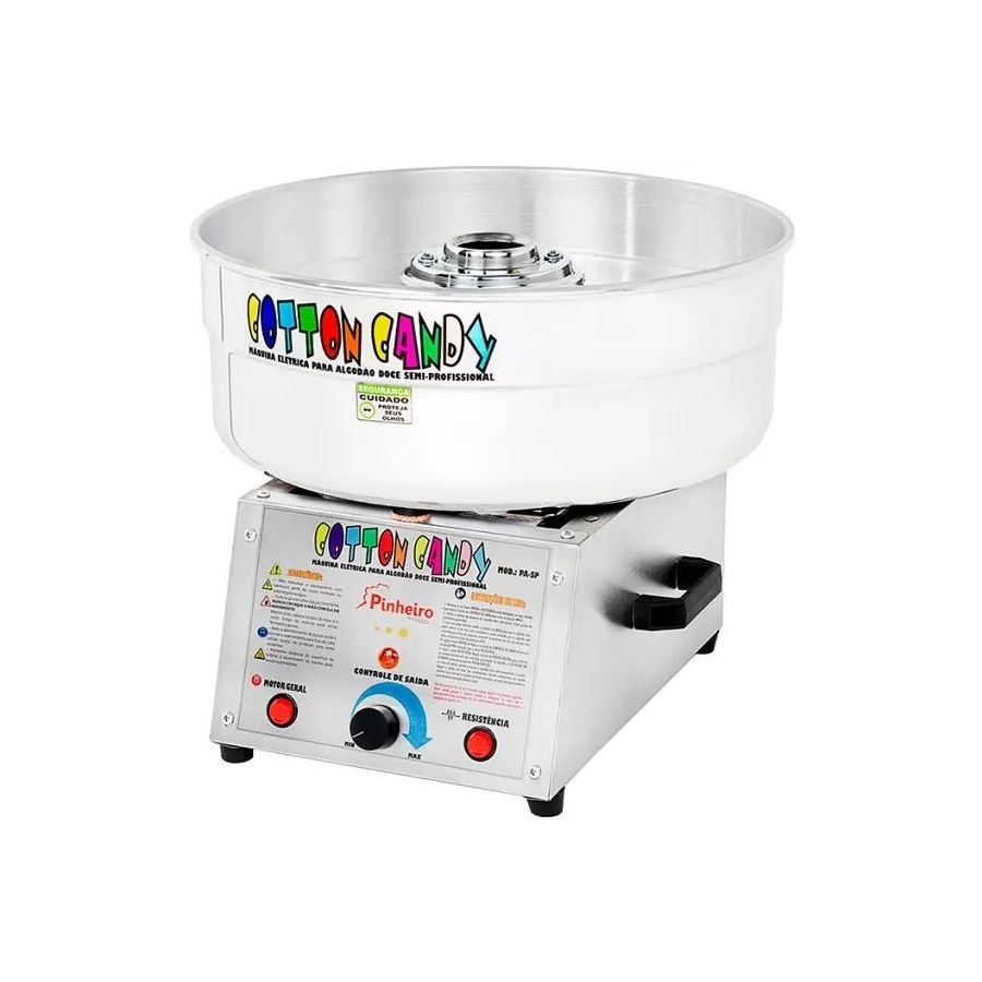 430.15.1515 Máquina Algodão Doce Pinheiro Cotton Candy PA SP Bivolt<br/> - Imagem 1