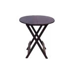 Mesa Madeira Guará Redonda Tabaco<br/>