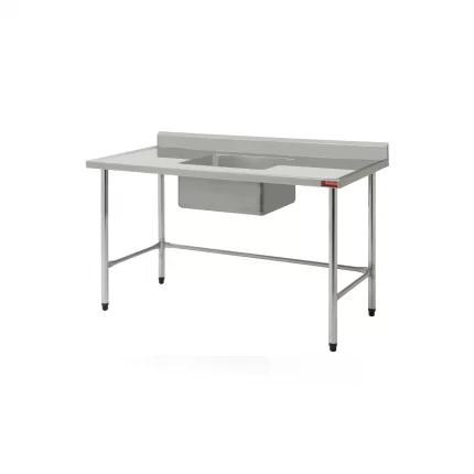 Pia Sulfisa 1 Cuba 50X40 Central Desmontada Inox<br/>